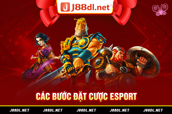 Các bước đặt cược esport